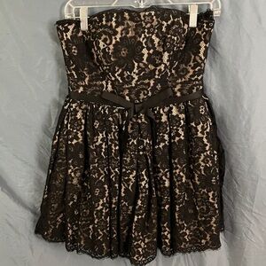 Neiman Marcus x Target: Black Lace Strapless Dress
